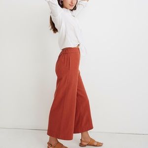 Madewell Huston Pull-On Crop Pants - L